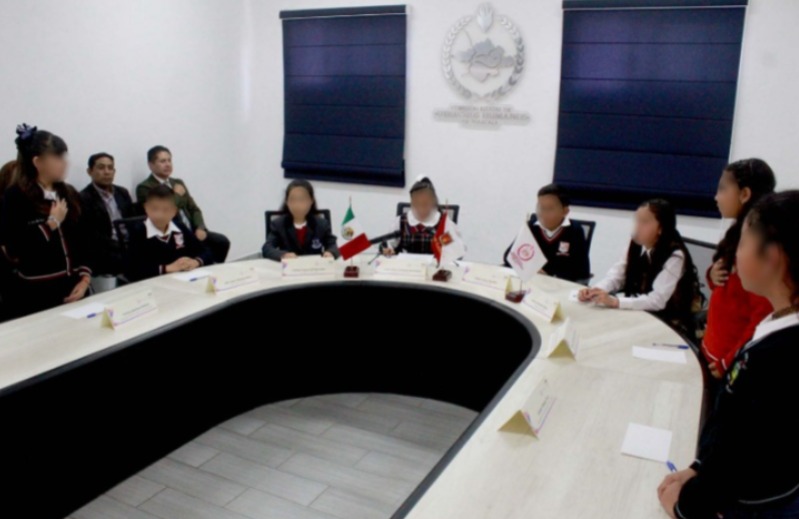 Preocupa a consejeros infantiles de la CEDHT las violencias contra las infancias, inseguridad en las escuelas, un ambiente sano y el respeto de sus derechos
