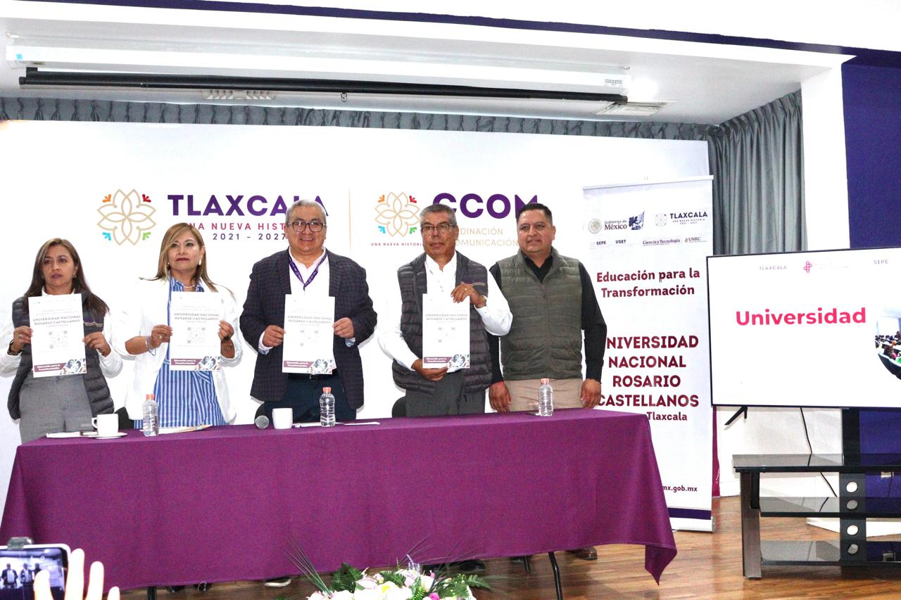 Presenta Gobierno del Estado convocatoria de ingreso a la Universidad Nacional Rosario Castellanos