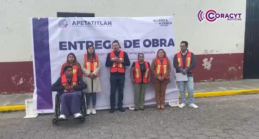 Inauguró gobierno municipal de Apetatitlán la nueva red de drenaje sanitario
