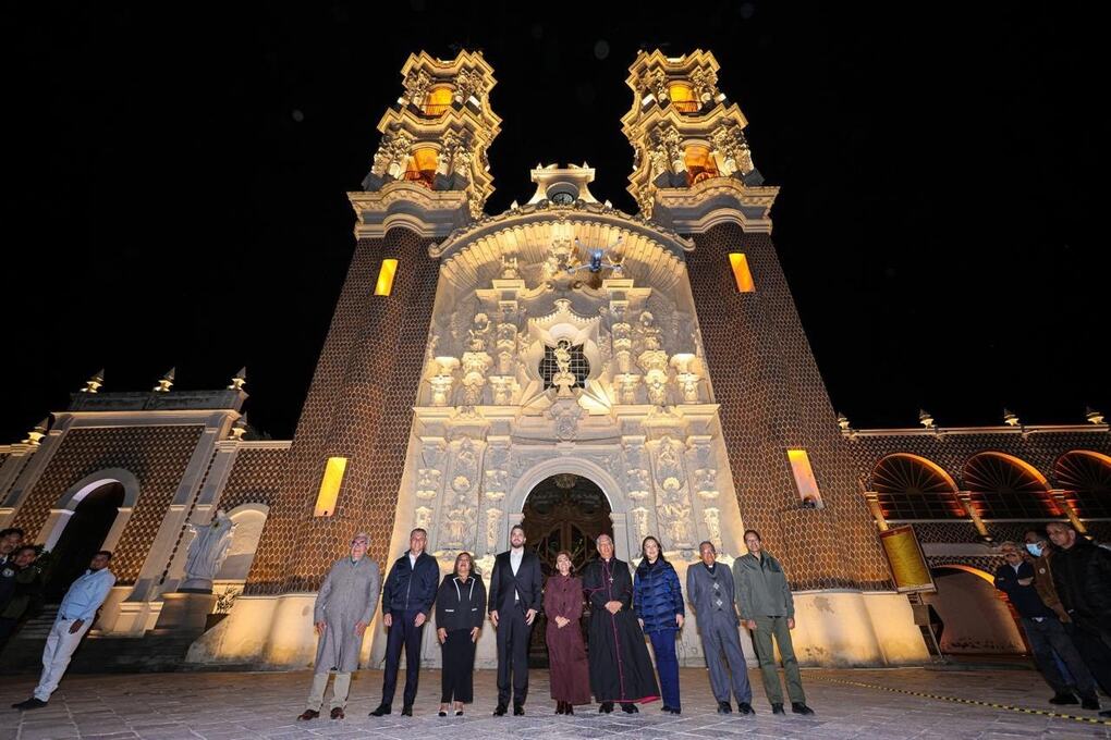 Redescubren la majestuosidad de la Basílica de Ocotlán con nueva iluminación