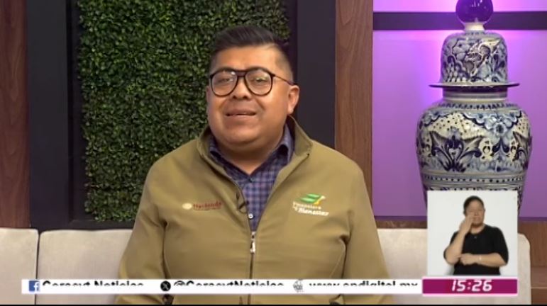 En entrevista, el gerente estatal de Finabien, Óscar Robles Avilés