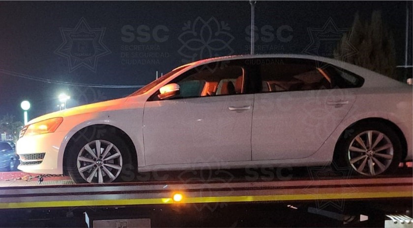 Aseguran SSC y Marina a dos sujetos por robo de vehículo