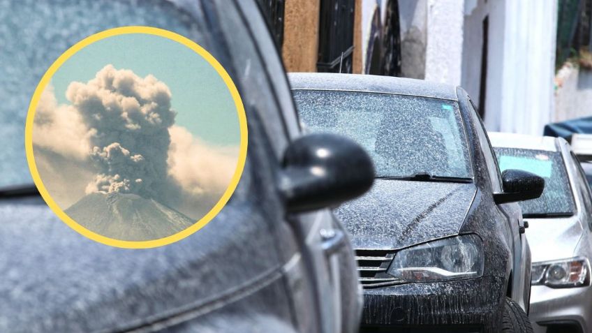 Prevén caída de ceniza del Popocatépetl en CDMX