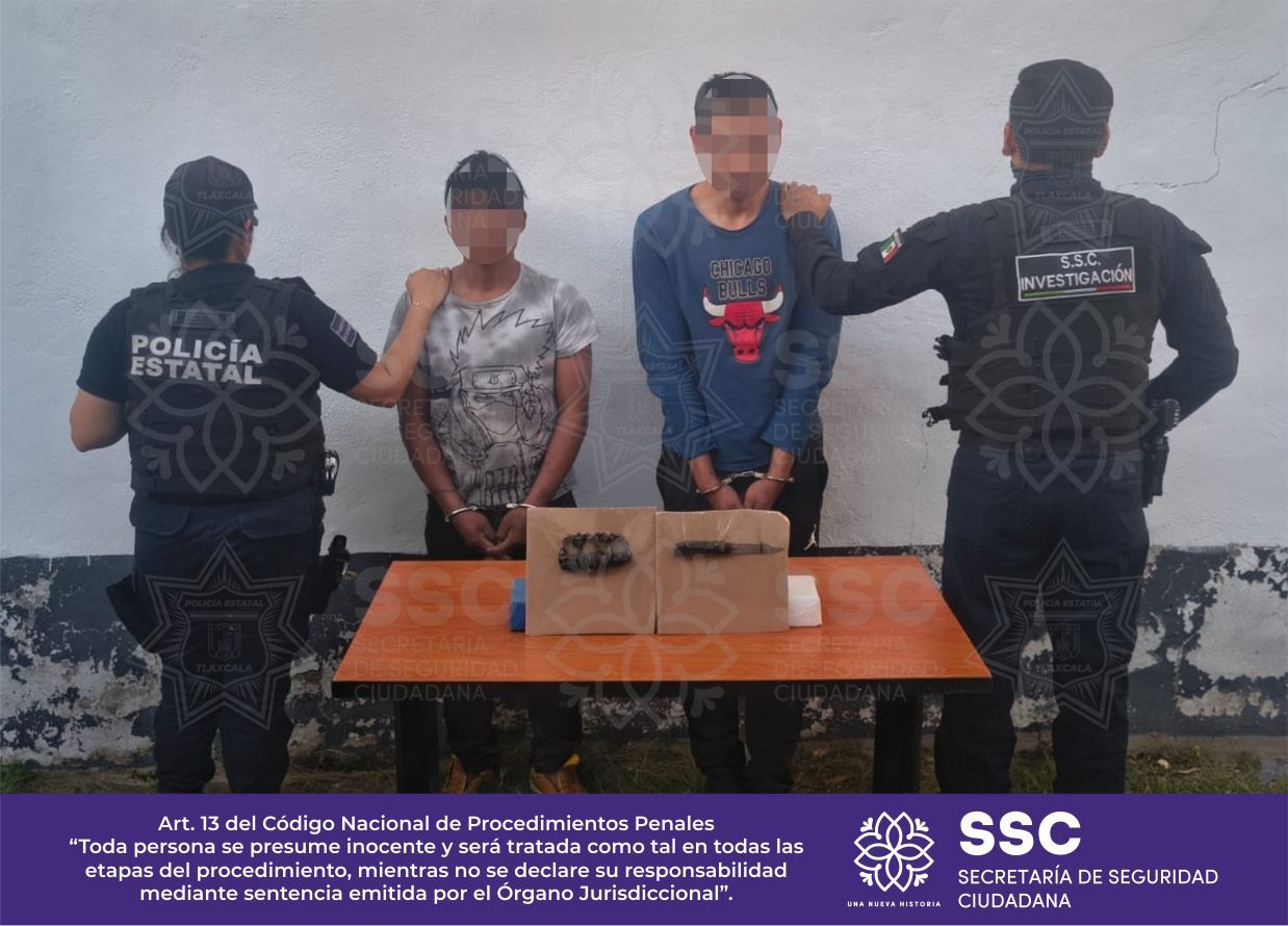 Detiene SSC a dos sujetos por conducir vehículo con reporte de robo