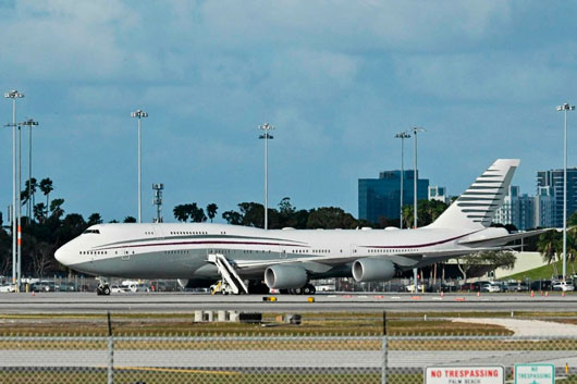 Acepta EU que Boeing 747 ofrecido por Qatar sea usado como avión presidencial