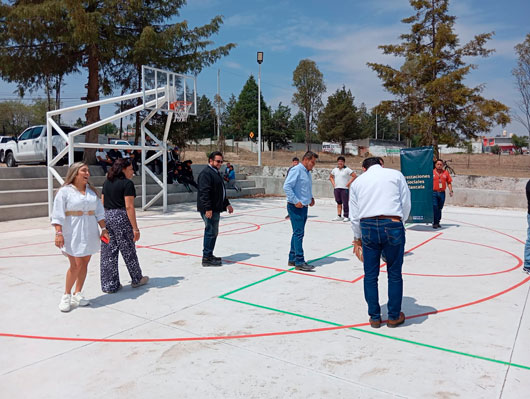 Inauguró IMSS Tlaxcala la Unidad Deportiva de Tzompantepec