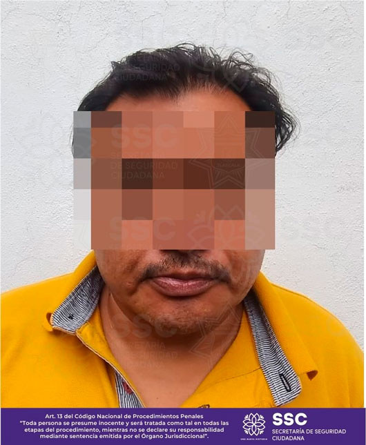 Asegura SSC a sujeto por posesión ilegal de droga en Huactzinco