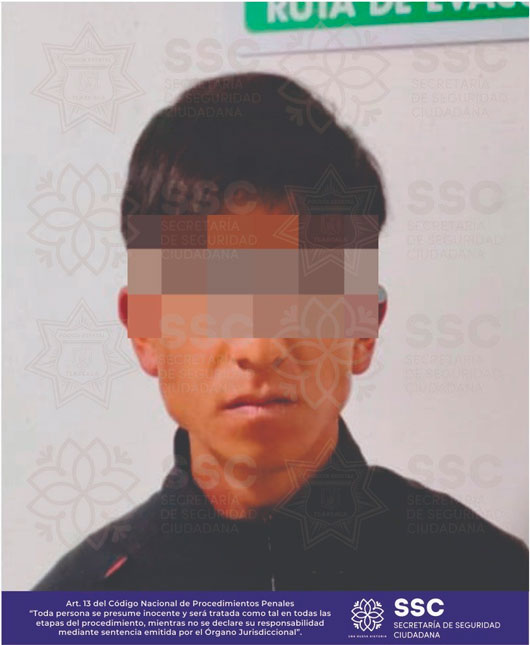 Asegura SSC a un sujeto por portación ilegal de arma de fuego en Tizatlán