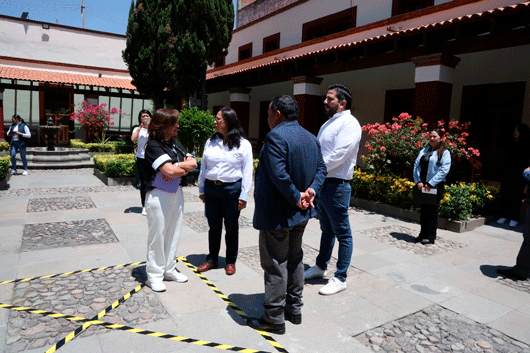 Participa Gobernadora de Tlaxcala en el Primer Simulacro Nacional de 2025