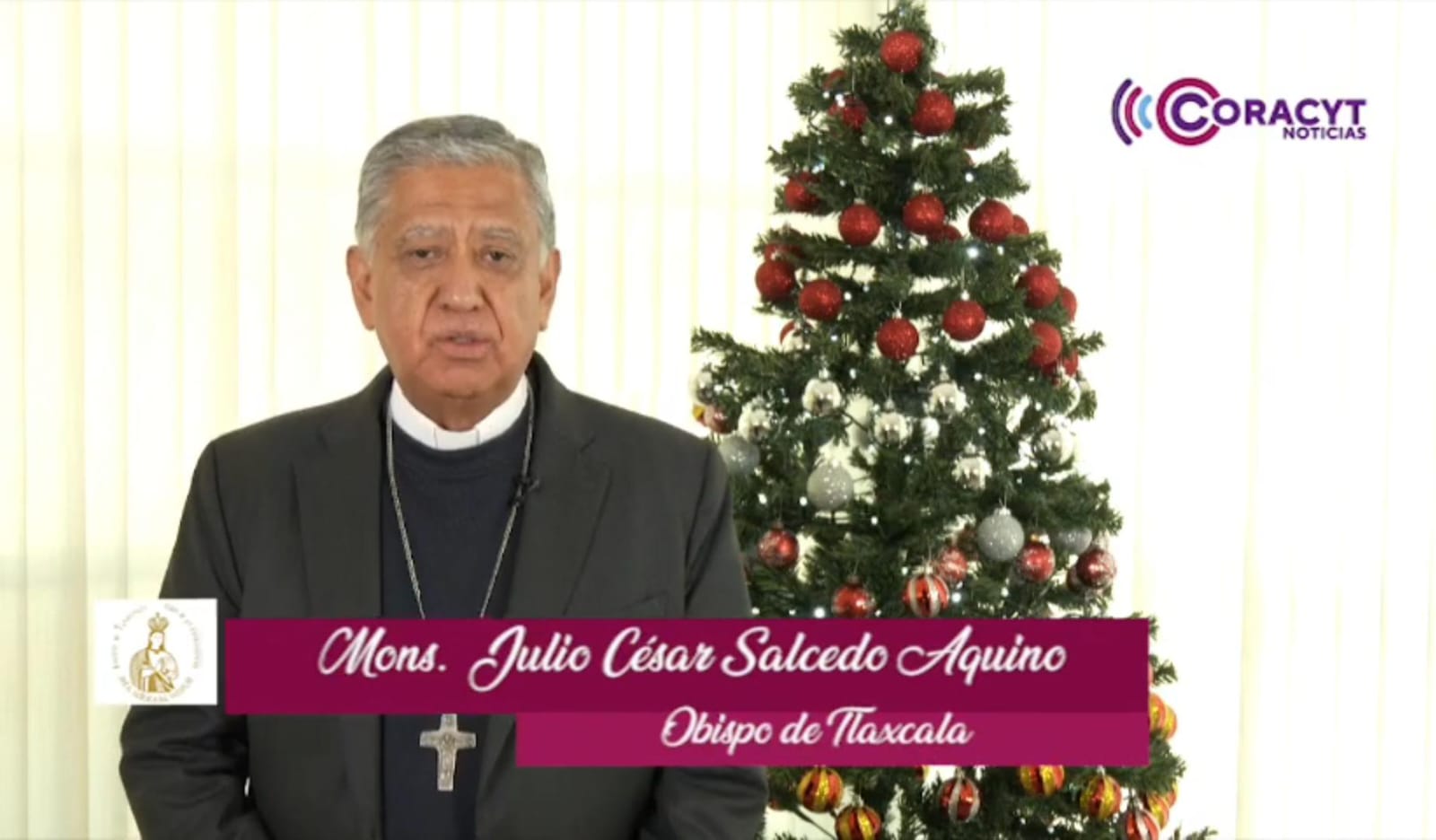 En esta Navidad, el obispo de Tlaxcala, Julio César Salcedo Aquino, compartió un mensaje