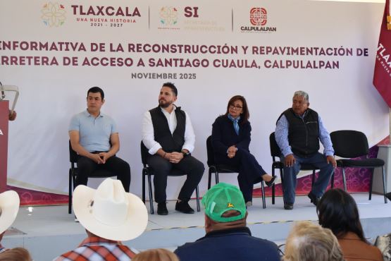 Garantizará gobierno estatal una movilidad segura a habitantes de Cuaula, Calpulalpan