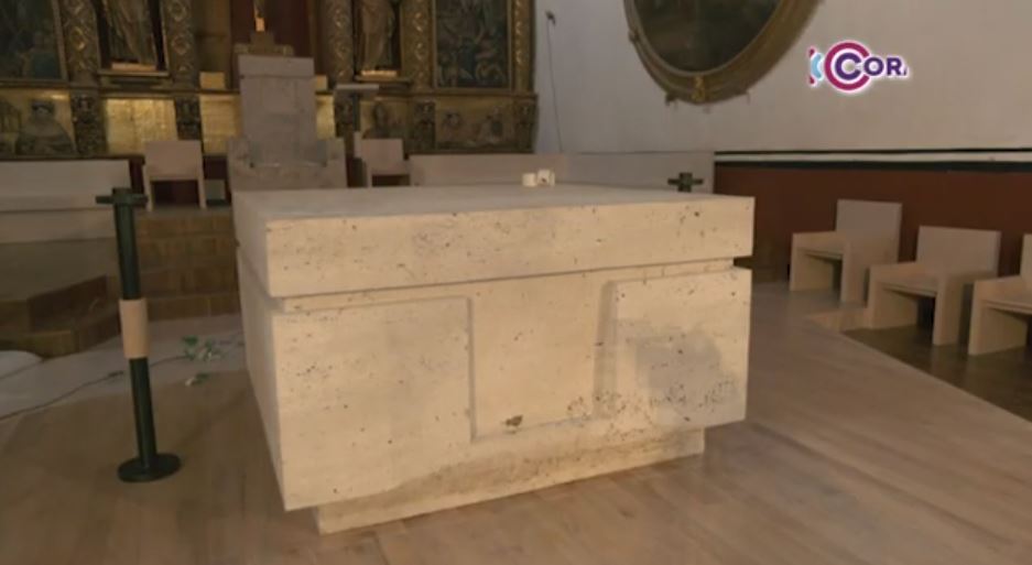 Concluye la renovación del presbiterio de la Catedral de Tlaxcala