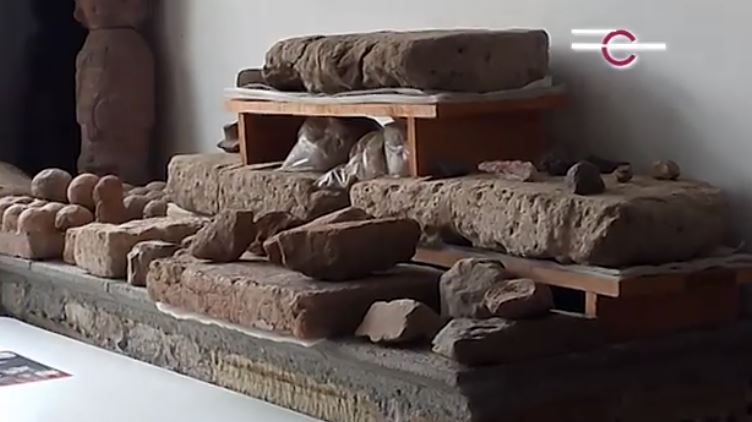 Resguardan escultura prehispánica del Dios del Maíz en Ocotelulco