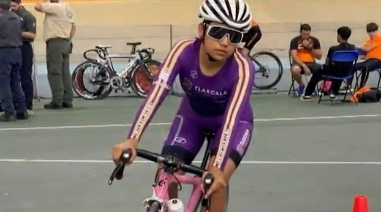 Obtuvo pedalista tlaxcalteca Dominique oro y bronce en la Olimpiada Nacional 2026