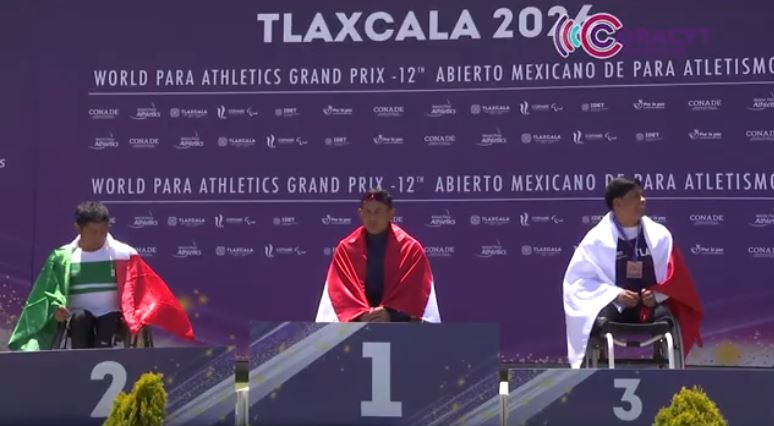Tlaxcala cierra en el Grand Prix de Para Atletismo con oro y bronce