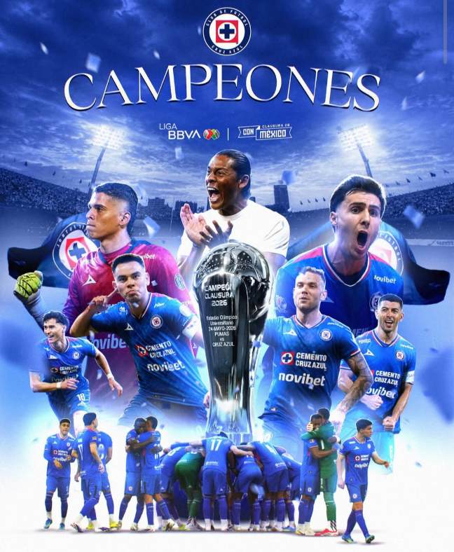 Cruz Azul conquista su décimo título en la Liga MX