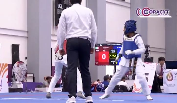 Melissa aportó la octava medalla de taekwondo para Tlaxcala 