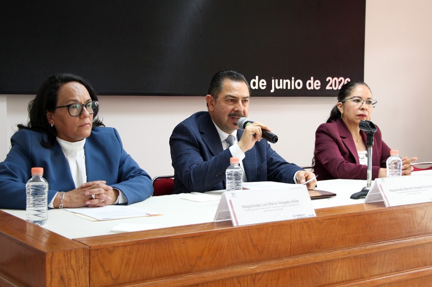 Destaca pleno del TJA en conversatorio la importancia de la cultura de la legalidad