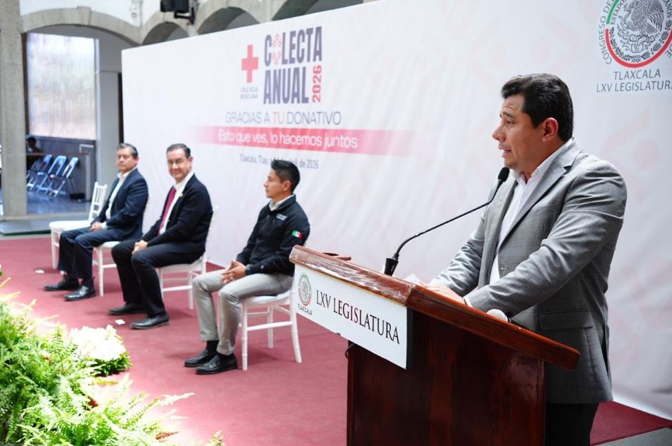 Arranca colecta de la Cruz Roja en el Congreso de Tlaxcala
