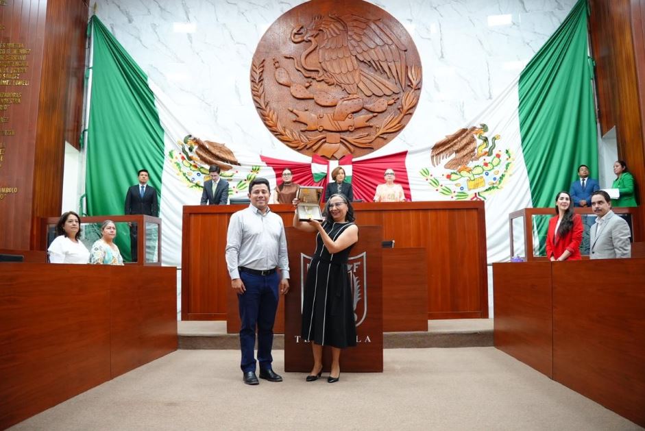 Entrega Congreso de Tlaxcala Presea “José Arámburu Garreta 2026” a Marisol Nava Hernández