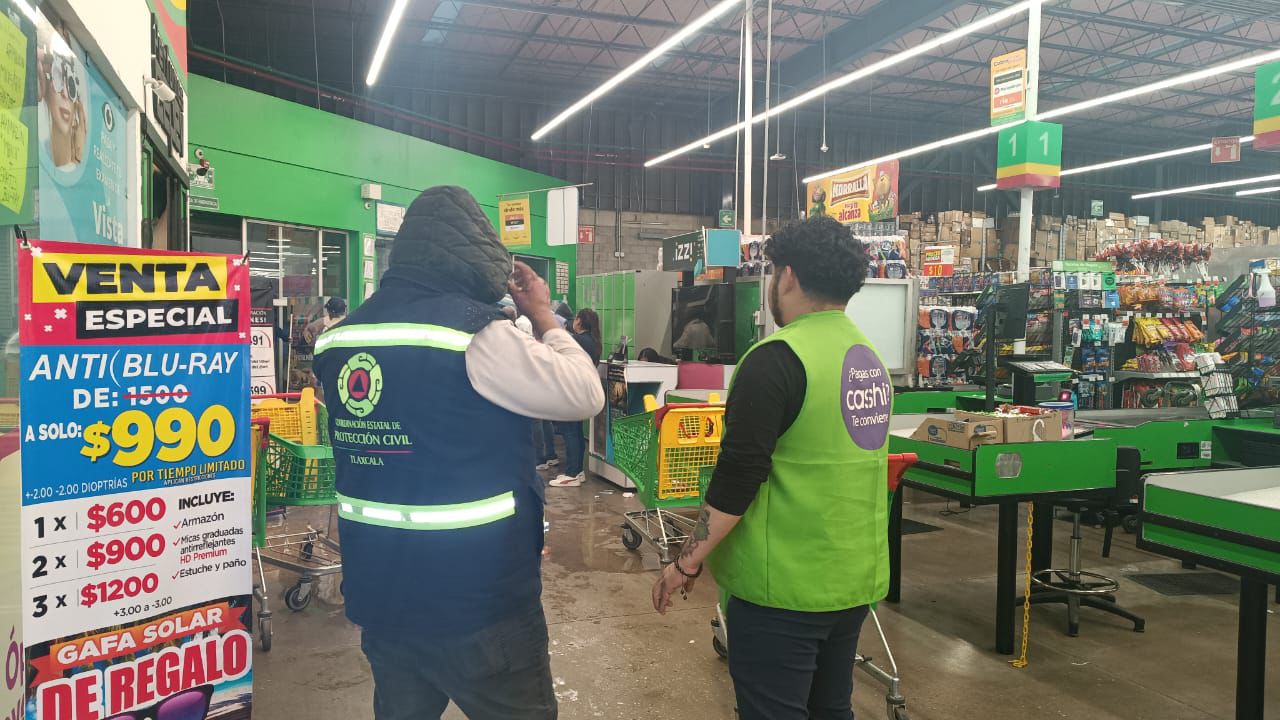 Desplegó gobierno estatal un operativo de atención tras la lluvia de esta tarde