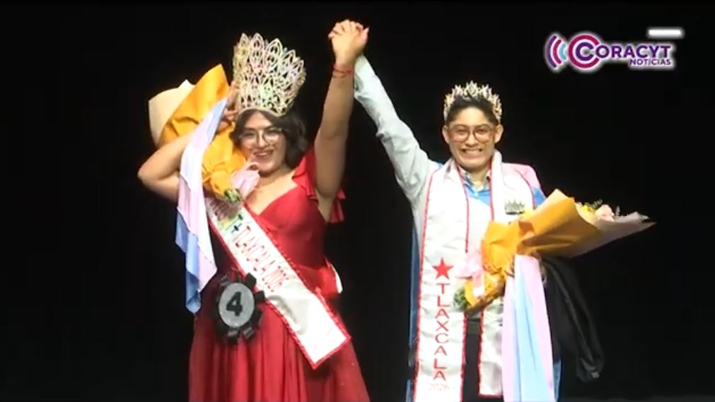 Michel y Ander fueron coronados como Reina y Rey LGBTIQ+ Tlaxcala 2026 