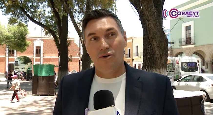 Eduardo Nájera presenta “Los Primeros” ante gobernadora de Tlaxcala