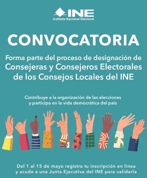 Llama INE Tlaxcala a participar en la convocatoria para la integración del consejo local