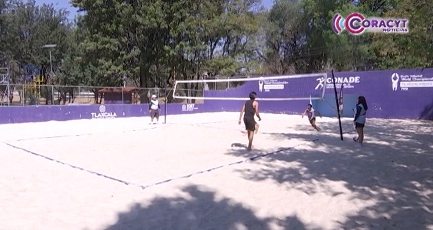 Duplas tlaxcaltecas avanzan a la fase regional de voleibol de playa