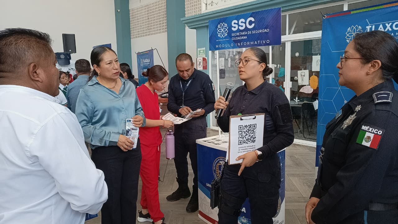 La Secretaría de Seguridad Ciudadana lleva el proyecto “La SSC cerca de ti” en La Magdalena Tlaltelulco