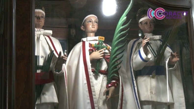 Alrededor de 250 fieles participaron en la festividad de Cristóbal, primer niño mártir