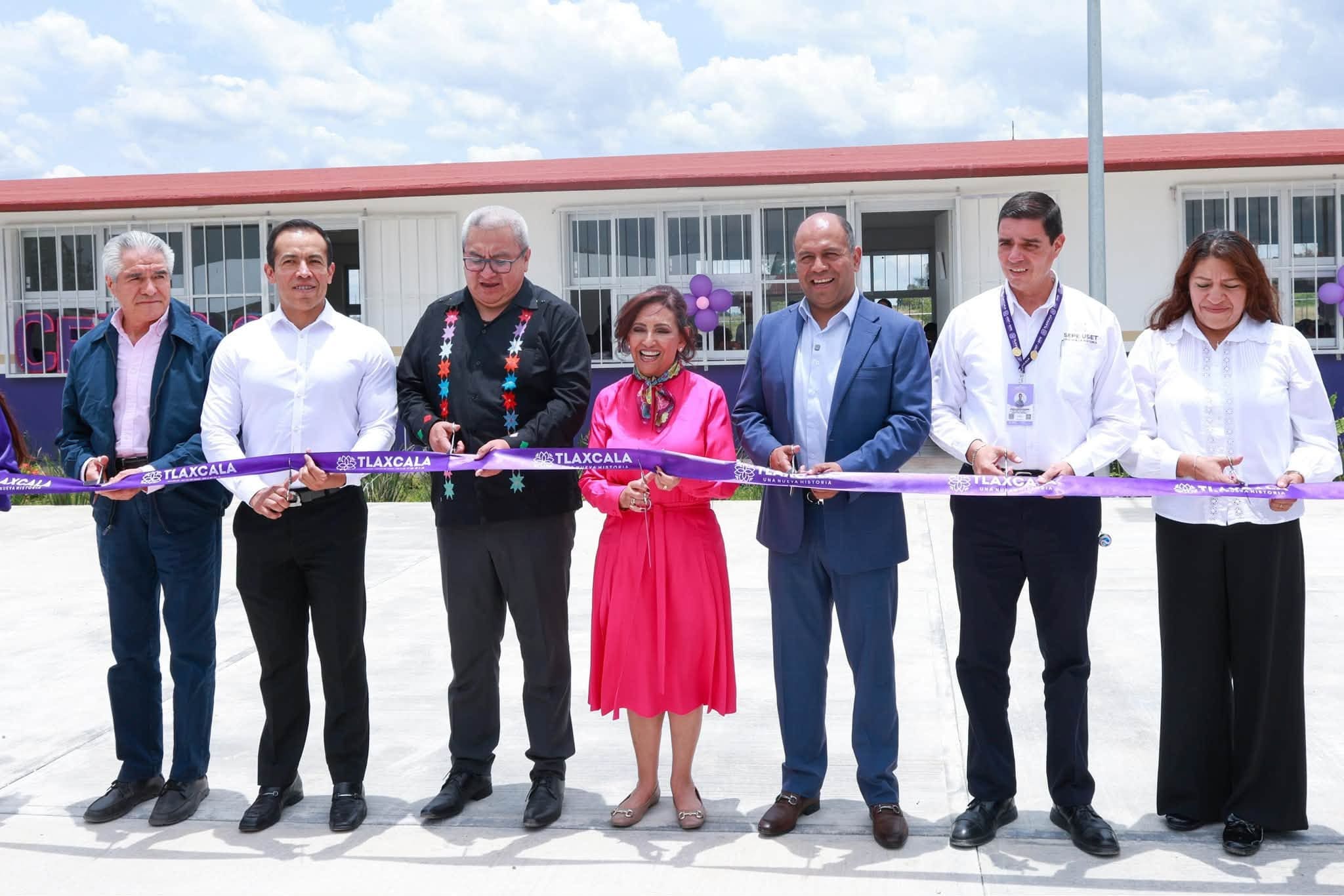 Inauguran CEBES 02 en la comunidad de Xalcaltzinco, Tepeyanco