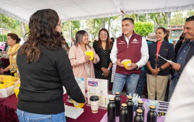 Tlaxcala se transforma gracias a las mujeres: Alfonso Sánchez García en expo venta 