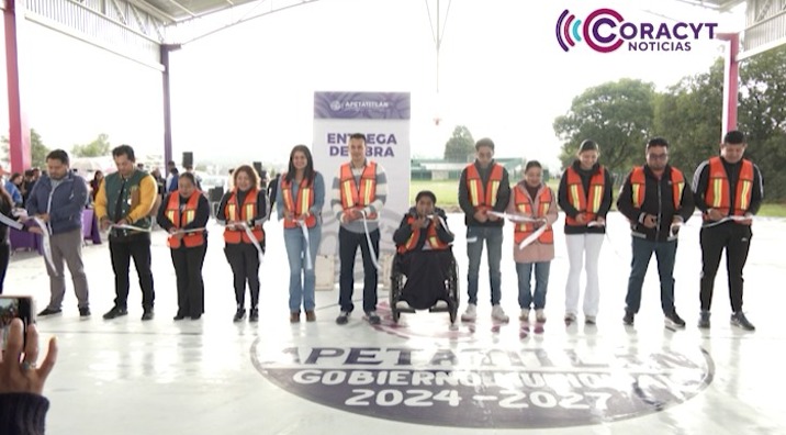 Mejoró Ayuntamiento de Apetatitlán espacios deportivos con inversión de 2.2 MDP