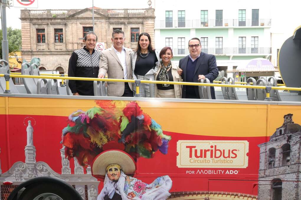 Visitantes podrán recorrer los atractivos de Tlaxcala a bordo del Turibús