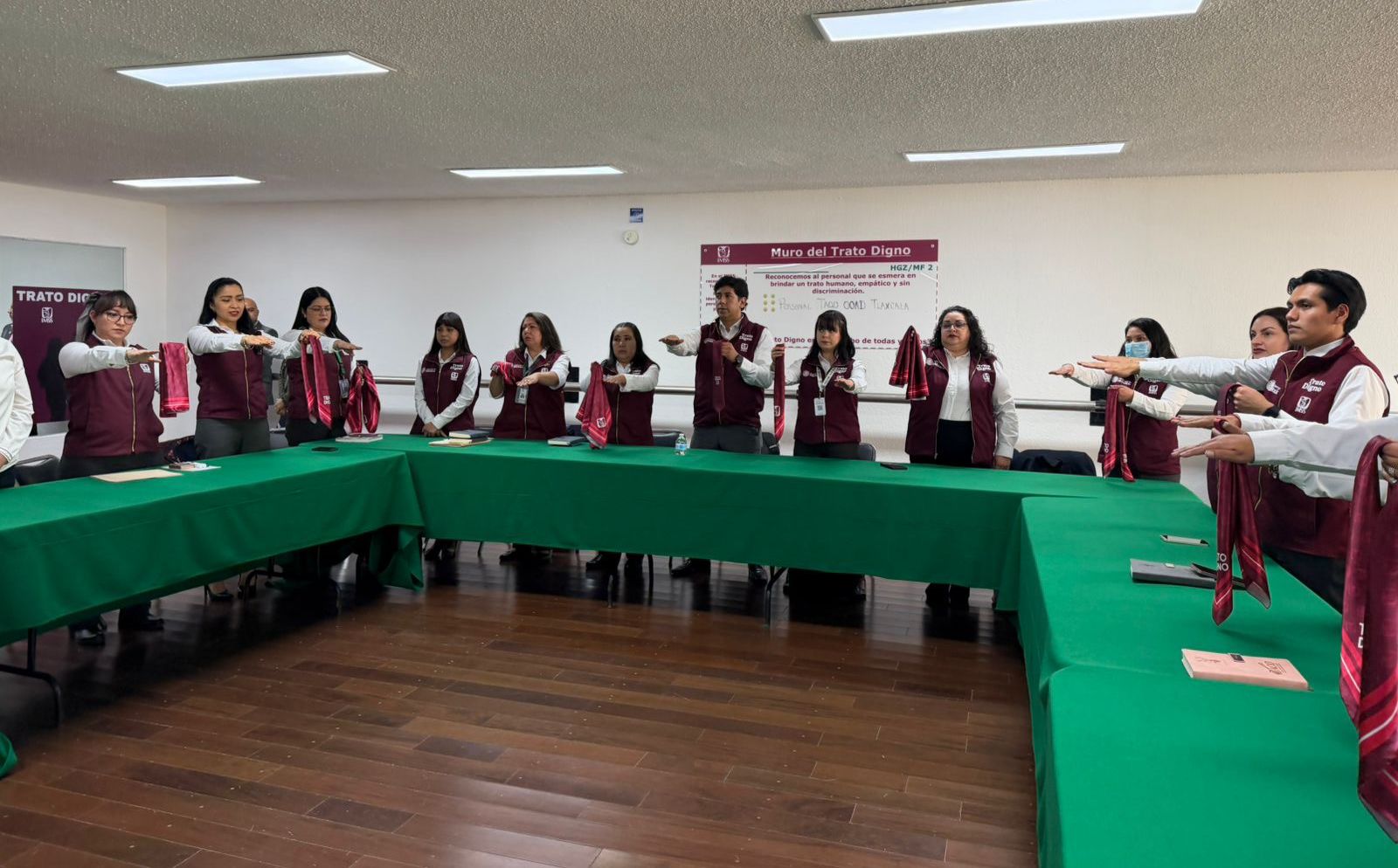 Reconoce IMSS Tlaxcala desempeño y Trato Digno del personal TAOD