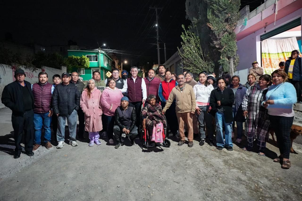 Alfonso Sánchez García da resultados con más territorio y menos escritorio a vecinos de la zona centro y la Loma Xicohténcatl