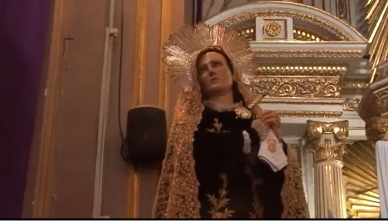 Acompañarán feligreses a la Virgen de los Dolores y de la Soledad 