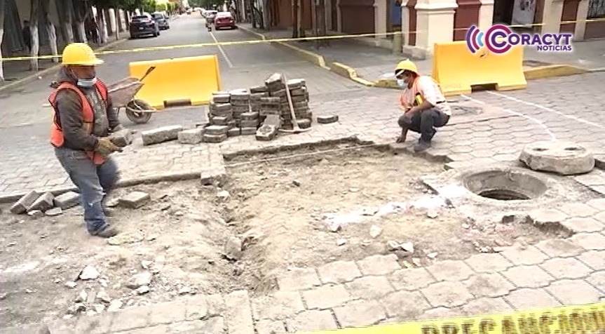 Mantiene Ayuntamiento de Tlaxcala acciones de rehabilitación vial y servicios básicos