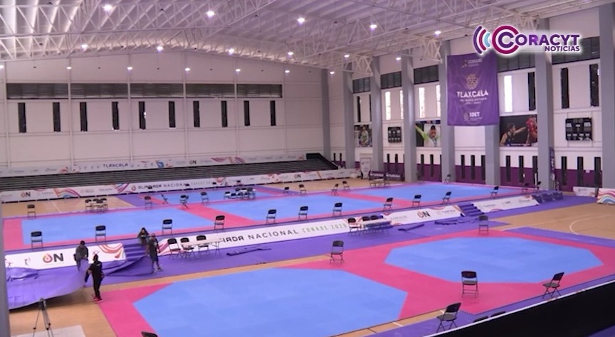 Alistan instalaciones en Tlaxcala para el taekwondo de la Olimpiada Nacional 2026