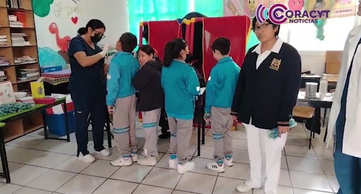 Acerca programa ECOS del ISSSTE servicios preventivos a estudiantes de Yauhquemehcan