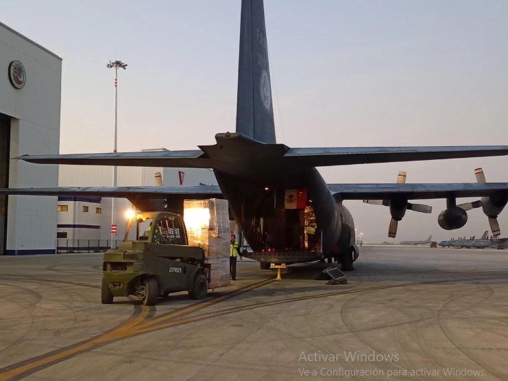 Sale tercer vuelo de la Defensa con ayuda humanitaria a Jamaica
