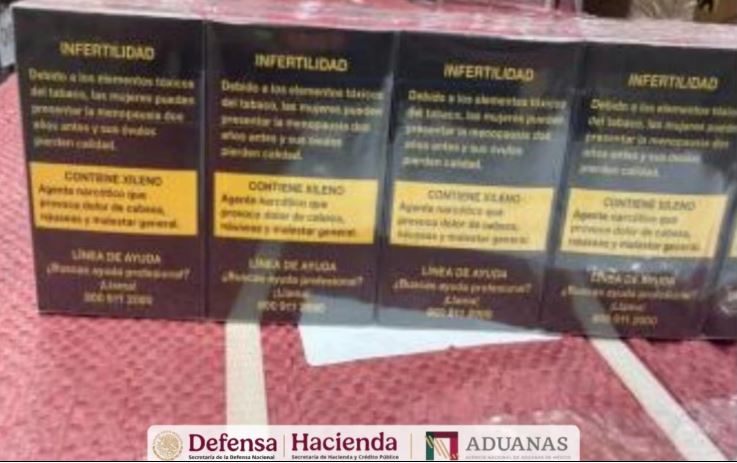 ANAM asegura 84 mil cigarrillos presuntamente apócrifos en el AIFA