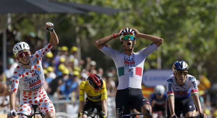 Felicita Presidenta Claudia Sheinbaum a Isaac del Toro por triunfo en segunda etapa del Tour de Francia