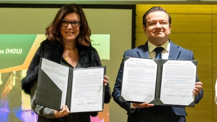 Pemex y Petrobras firman memorando de entendimiento para cooperación estratégica y técnica entre México y Brasil