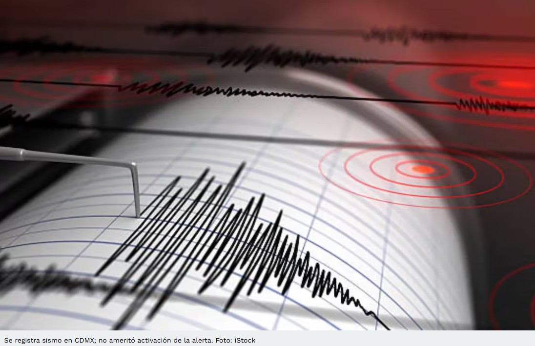 Se registra sismo en CDMX; no ameritó activación de la alerta