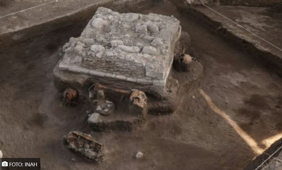 INAH descubre altar de la cultura tolteca en Hidalgo