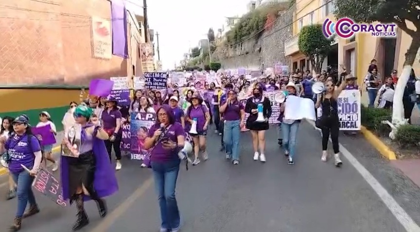 Tlaxcala garantizó marcha del 8M con respeto; concluyó con saldo blanco