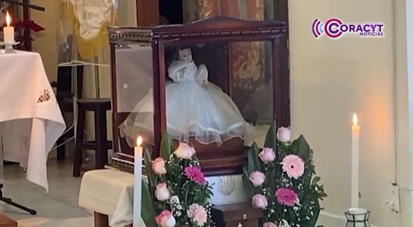 Devoción acompaña recorridos del Niño Milagroso en la capital tlaxcalteca