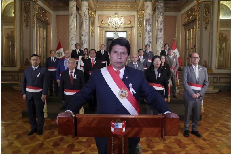 Pedro Castillo, ex presidente de Perú, fue detenido arbitrariamente, concluye grupo de expertos de la ONU